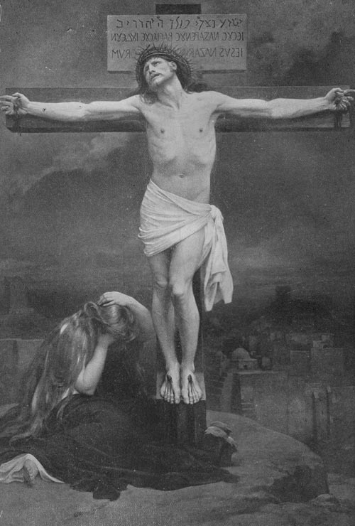 crucifixion-bw