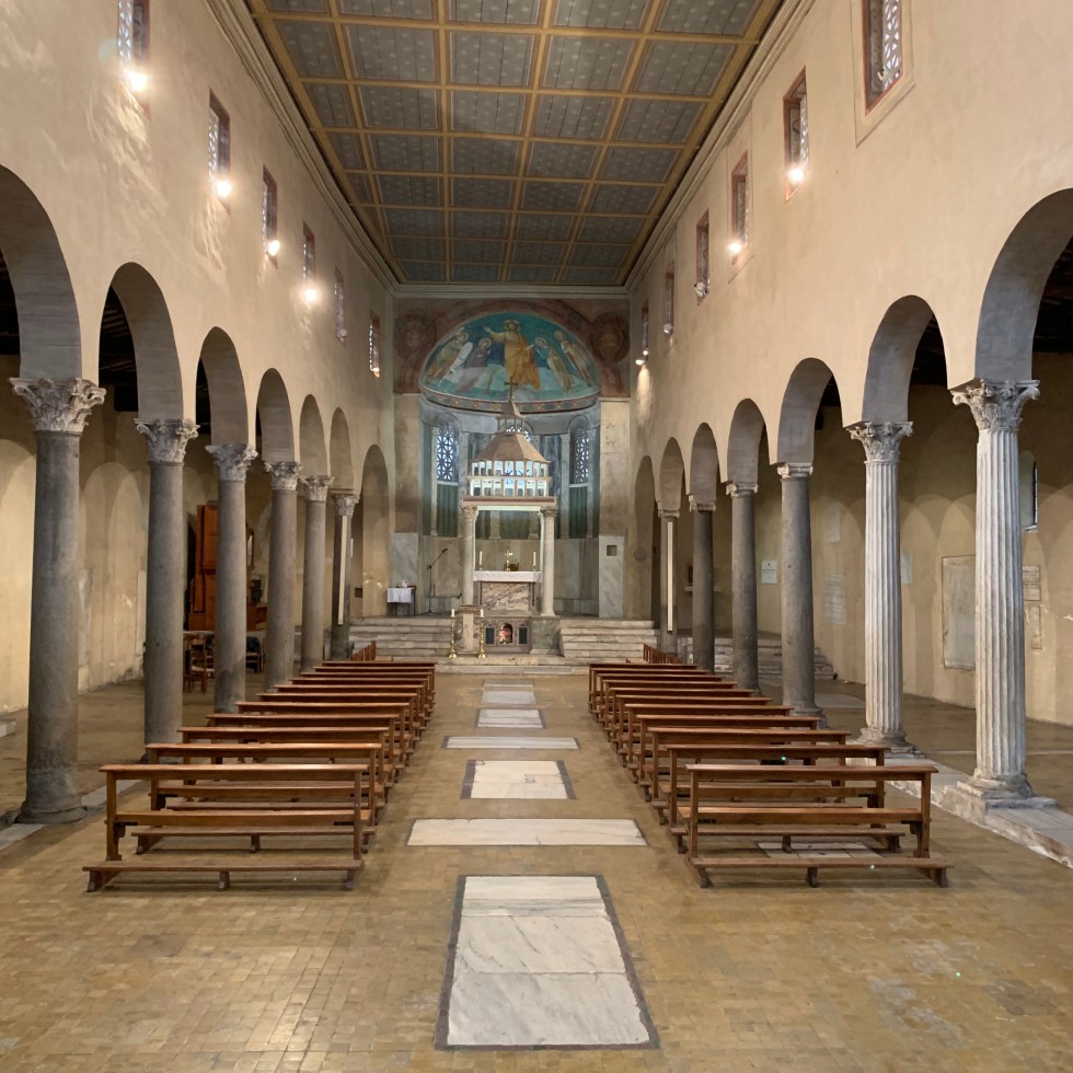 Interior of San Giorgio in Velabrum. Credit: Jacob Stein | cruxstationalis