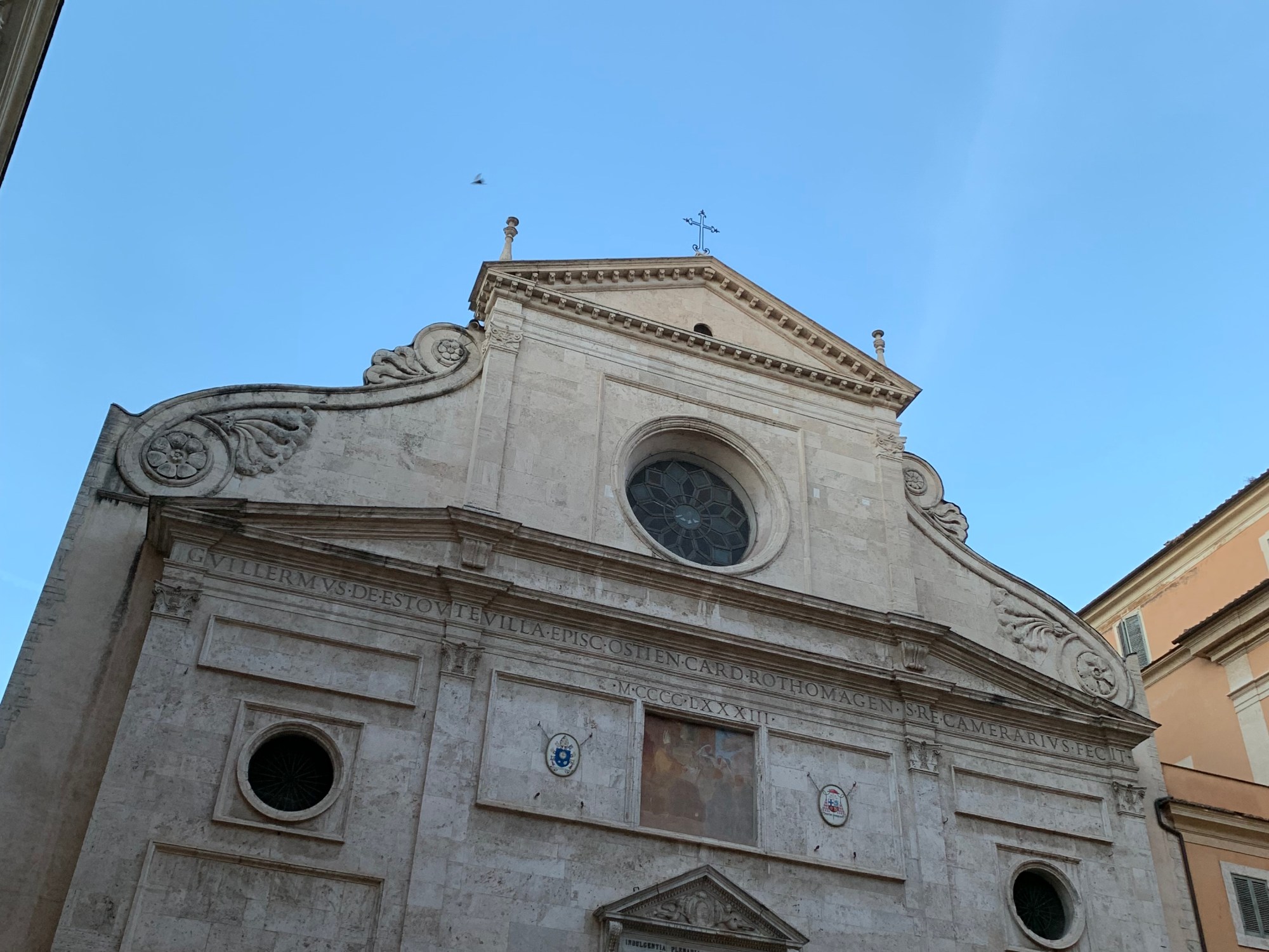 Facade of Sant'Agostino. Credit: Jacob Stein | Crux Stationalis