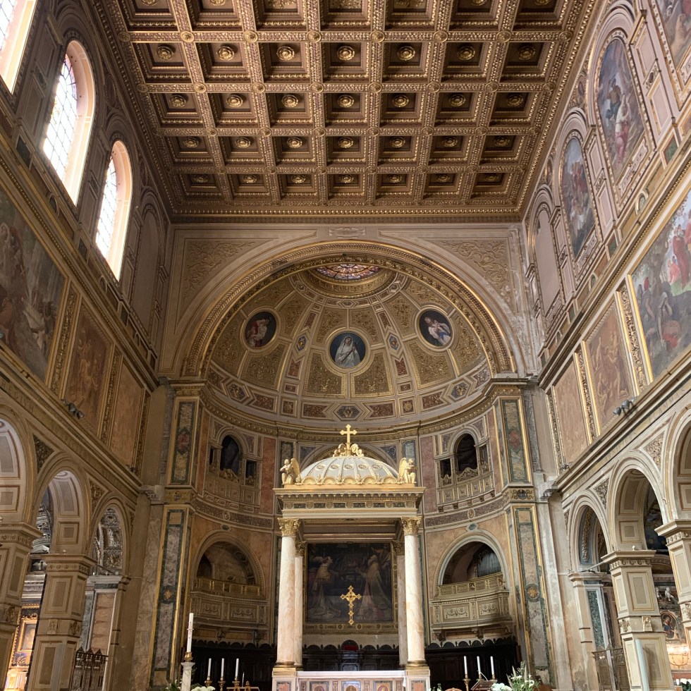 Interior of the Basilica. Credit: Jacob Stein | Crux Stationalis