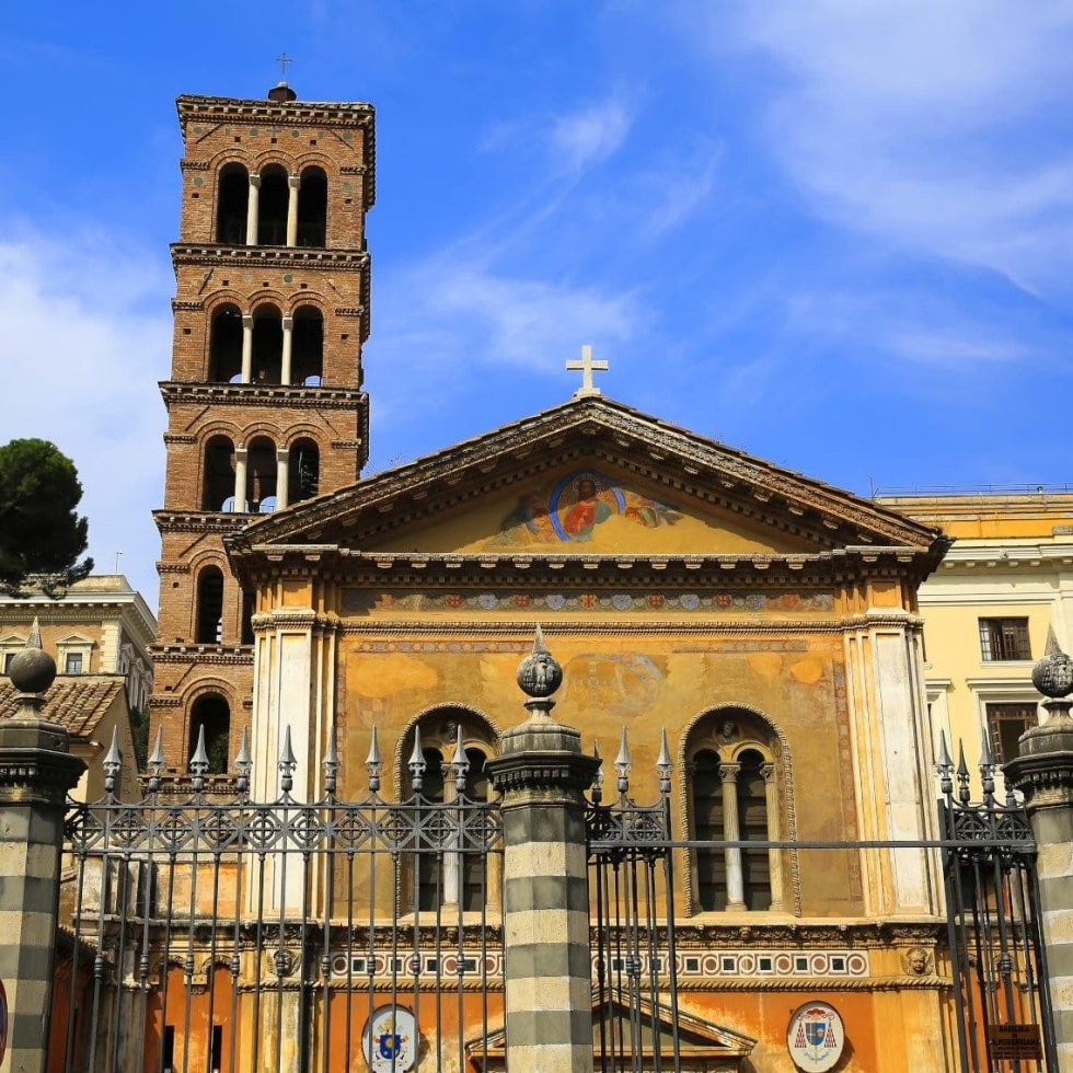 Facade of Santa Pudenziana. Credit: Jacob Stein | Crux Stationalis